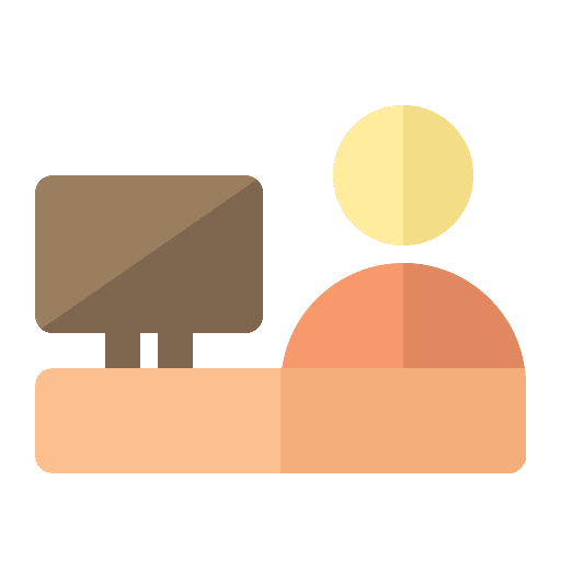 Information desk user call information desk icon