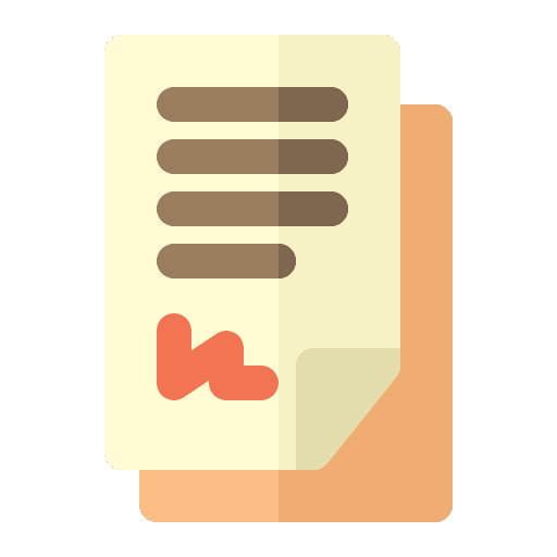 Paper contract pencil paper icon