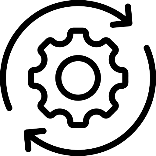 Cycle cycle gear sync icon