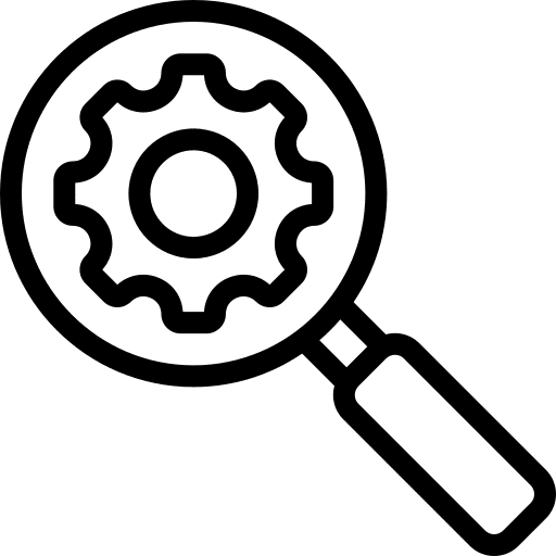 Research analyze research business and finance icon Research analyze research business and finance icon