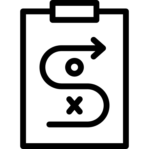 Strategy process document tactic icon Strategy process document tactic icon