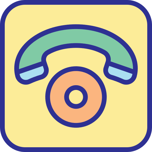 Dial calling rotary call icon Dial calling rotary call icon