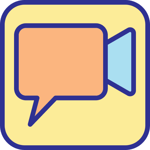 Video call video recorder communications interface icon Video call video recorder communications interface icon
