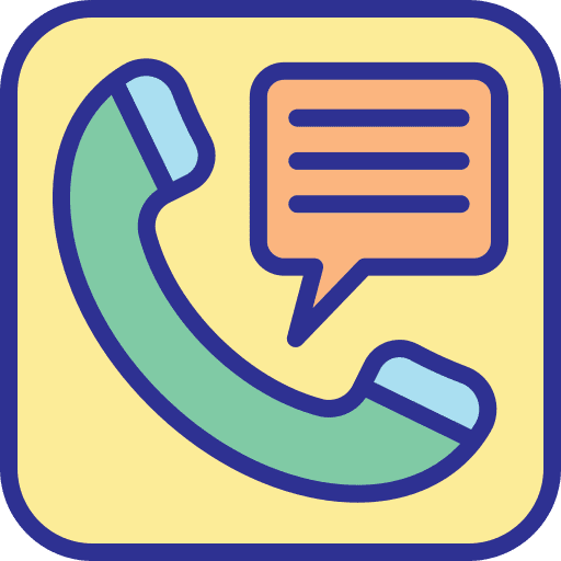 Call chat bubble office call icon Call chat bubble office call icon