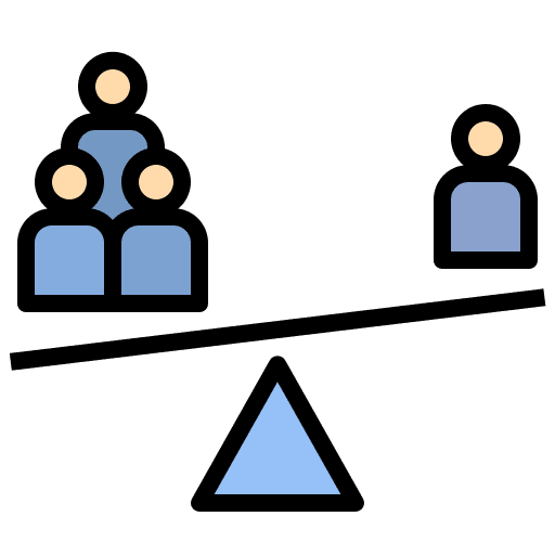 Majority majority poll democracy icon