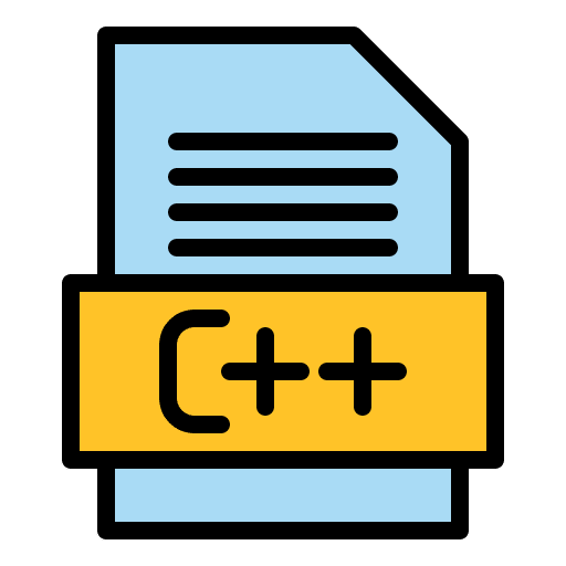 C++ webpage files and folders development icon