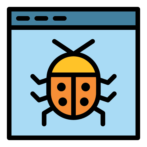 Bug miscellaneous electronics malware icon