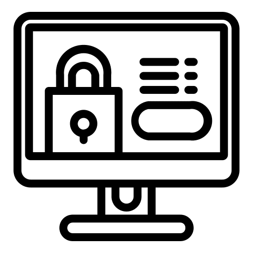 Secure digital currency digital money secure icon