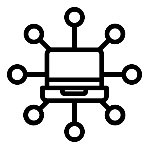 Laptop laptop computer online payment icon