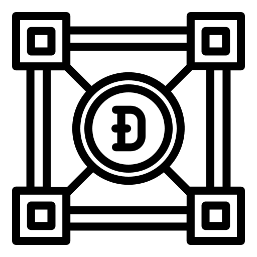 Blockchain business and finance blockchain cryptocurrency icon