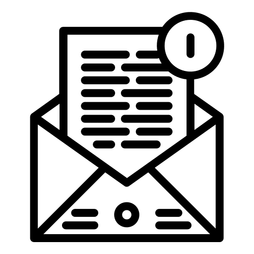 Email mail message communications icon