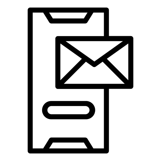 Email smartphone email communications icon