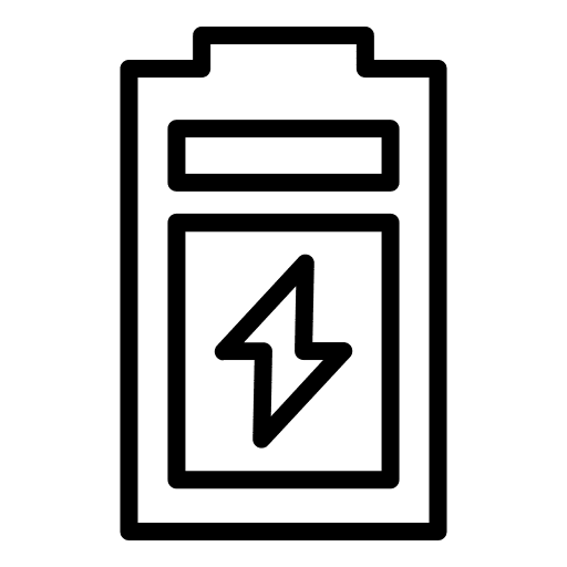 Full battery electronics progress battery icon