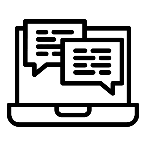 Laptop computer laptop communications icon