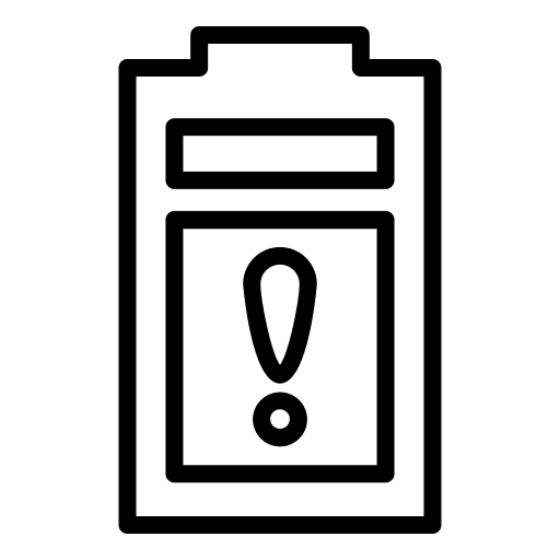 Low battery battery level ui battery status icon