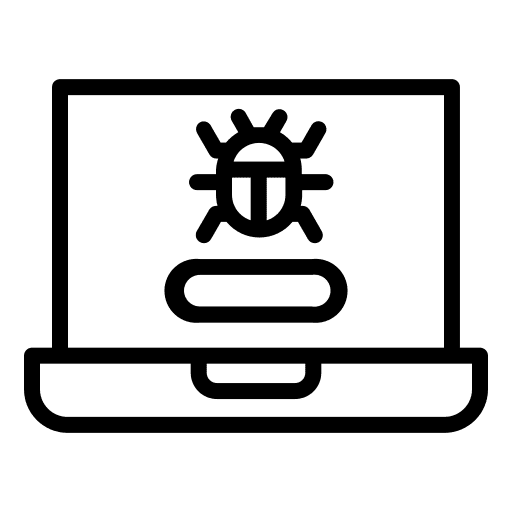 Bug development antivirus bug icon