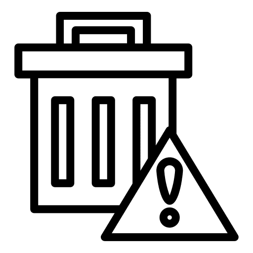 Delete file trash delete file ui icon