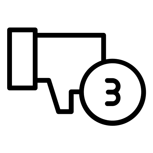 Dislike dislike feedback bad icon