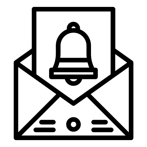 Notification email ui communications icon