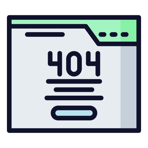 404 error website browser 404 error icon