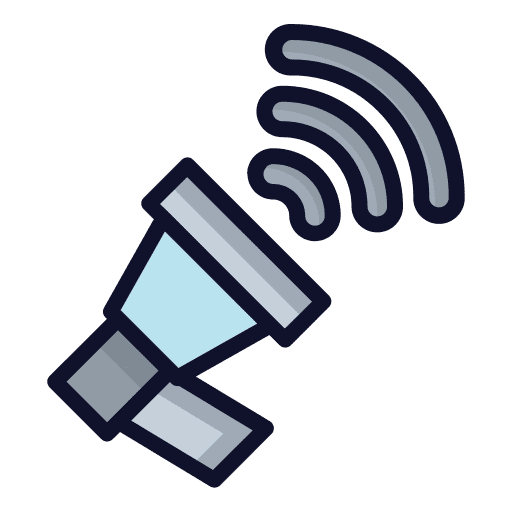 Promotion marketing megaphone announcement icon