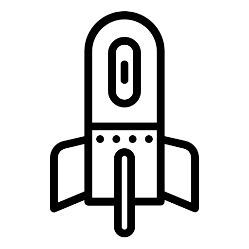 Rocket rocket ship space ship rocket icon