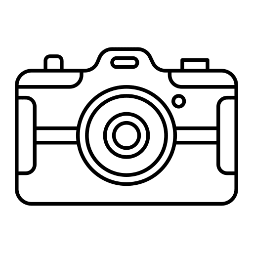 Photo camera technology photograph photography icon