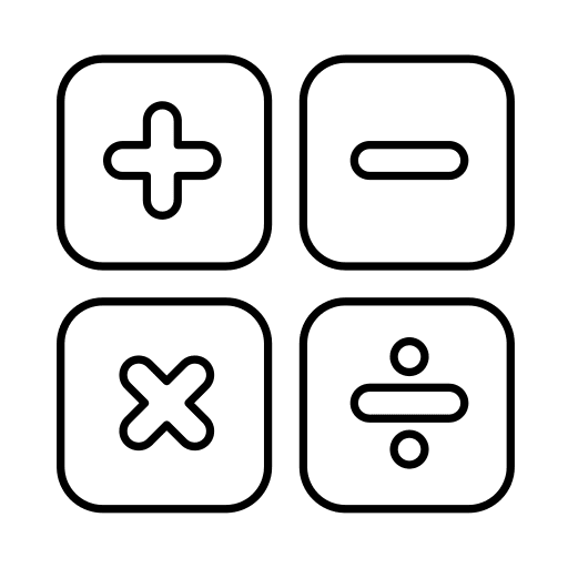 Calculator mathematics ui calculator icon Calculator mathematics ui calculator icon