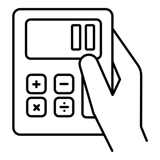 Calculator maths calculator education icon Calculator maths calculator education icon