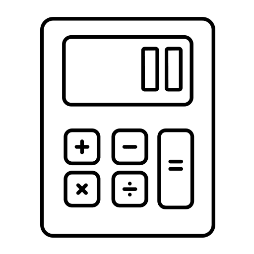 Calculator technology calculator mathematics icon Calculator technology calculator mathematics icon