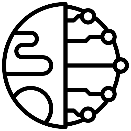 Global seo and web connect education icon