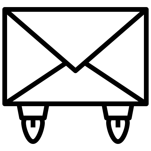 Mail envelope message interface icon