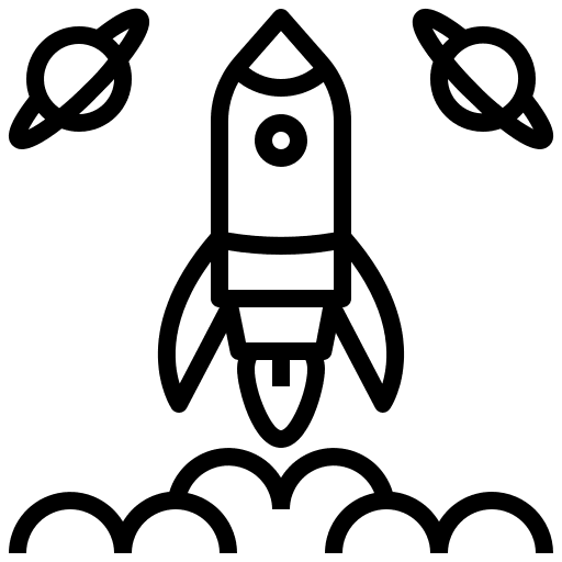 Rocket rocket transport transportation icon
