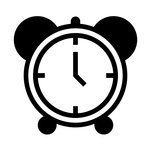 Alarm clock hour time time and date icon Alarm clock hour time time and date icon