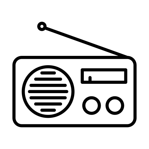 Radio technology electronics transistor icon