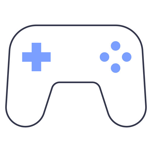 Gamepad vr gaming entertainment joystick icon Gamepad vr gaming entertainment joystick icon
