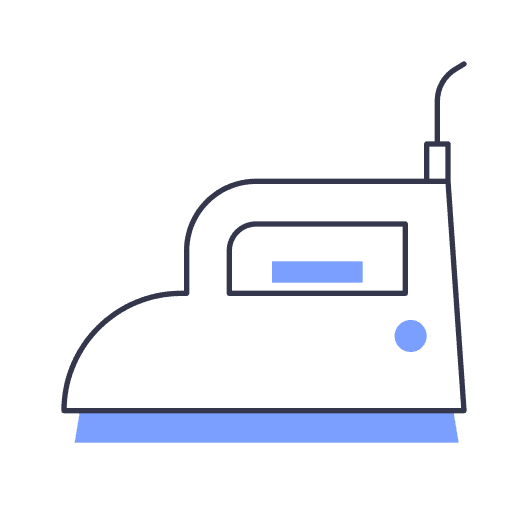Iron laundry steam electronics icon Iron laundry steam electronics icon