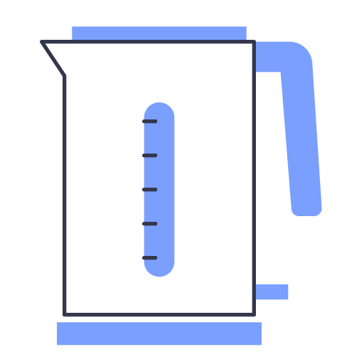 Kettle hot drink electronics tea pot icon Kettle hot drink electronics tea pot icon