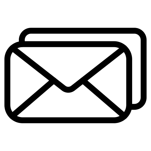 Mail envelope email message icon