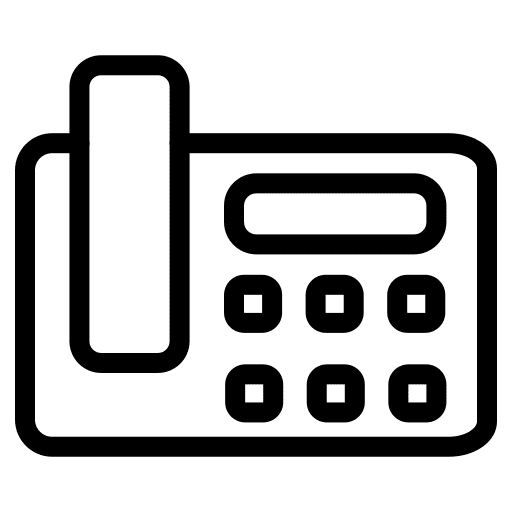 Telephone communications landline phone call icon