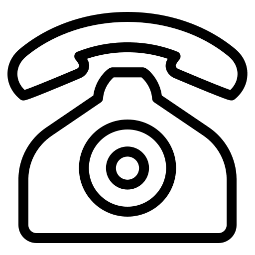 Telephone communications old phone phone set icon