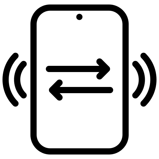 Transfer user interface electronics communications icon