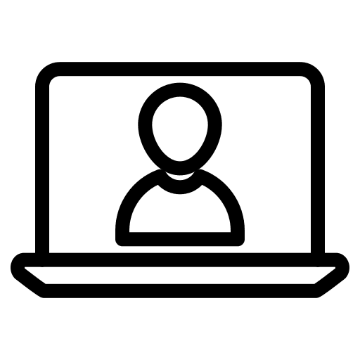 Video call video call communications online streaming icon