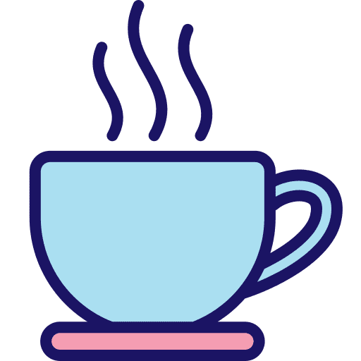 Coffee cup relaxing food and restaurant coffee breaks icon