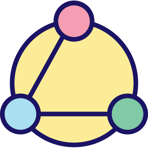 Share ui circles behance network icon