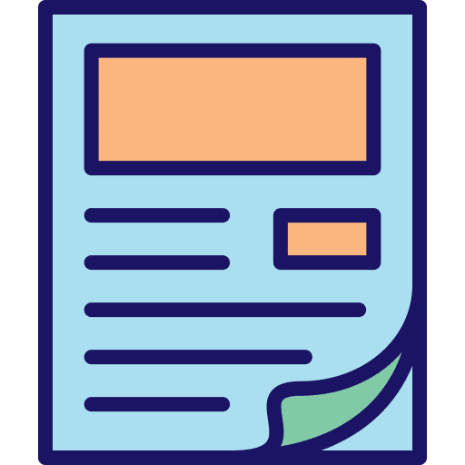 Newspaper seo report journal reports icon Newspaper seo report journal reports icon