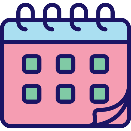 Calendar date organization schedule icon Calendar date organization schedule icon