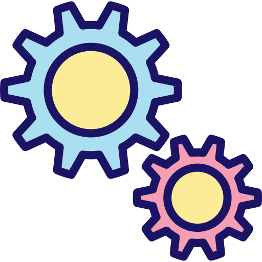 Setting gears cogwheel three icon Setting gears cogwheel three icon