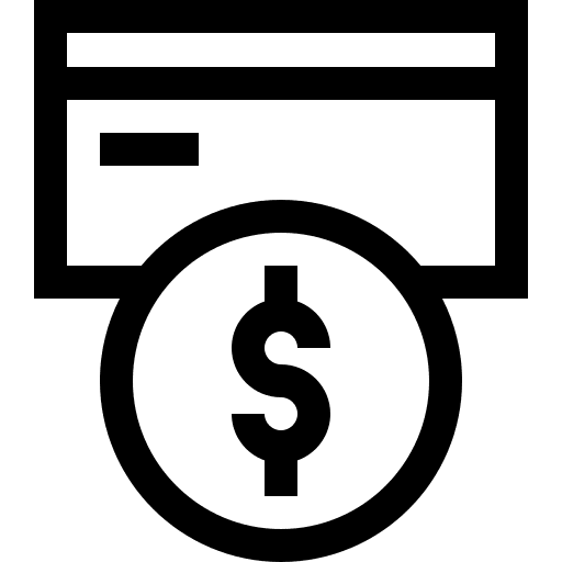 Card payment debit card pay card credit card icon