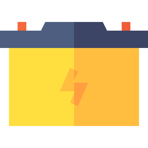 Car battery energy storage electricity charging battery icon
